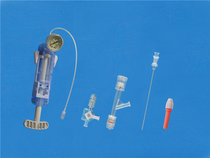 Disposable inflation device kits F type with P13 Y connector kits
