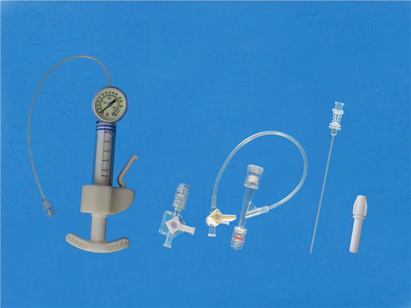 Disposable inflation device kits J type with P18 Y connector kits