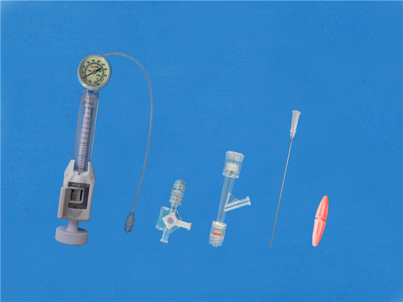 Disposable inflation device kits S type, 30ml 40atm, with P23 Y connector kits
